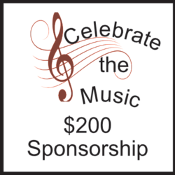 Sponsorship - Celebrate the Music - Pop