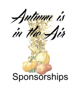 Sponsorships -  Moon, Autumn Leaves, Pumpkin Patch, Tailgate Party, Apple Pie