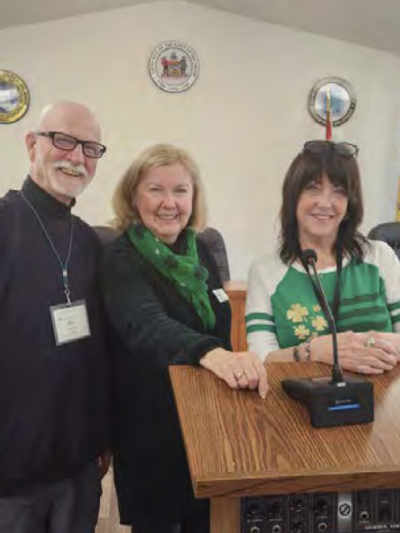 L. to R: SCVV Chair Ron Kerchner, Vice-chair Chris Powers and office manager Diane Strobel provided guidance at the Volunteer Forum held at the Community Center in Ocean View.